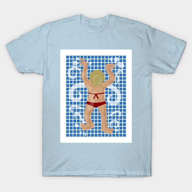 Swimming T-Shirt by soniapascual